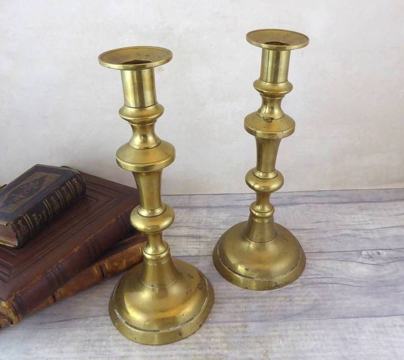 Wholesale Well Design Set Of 3 Metal Brass Pillar With Base And Glass Oval Top Votive Candle Holder Gold Shining For Home