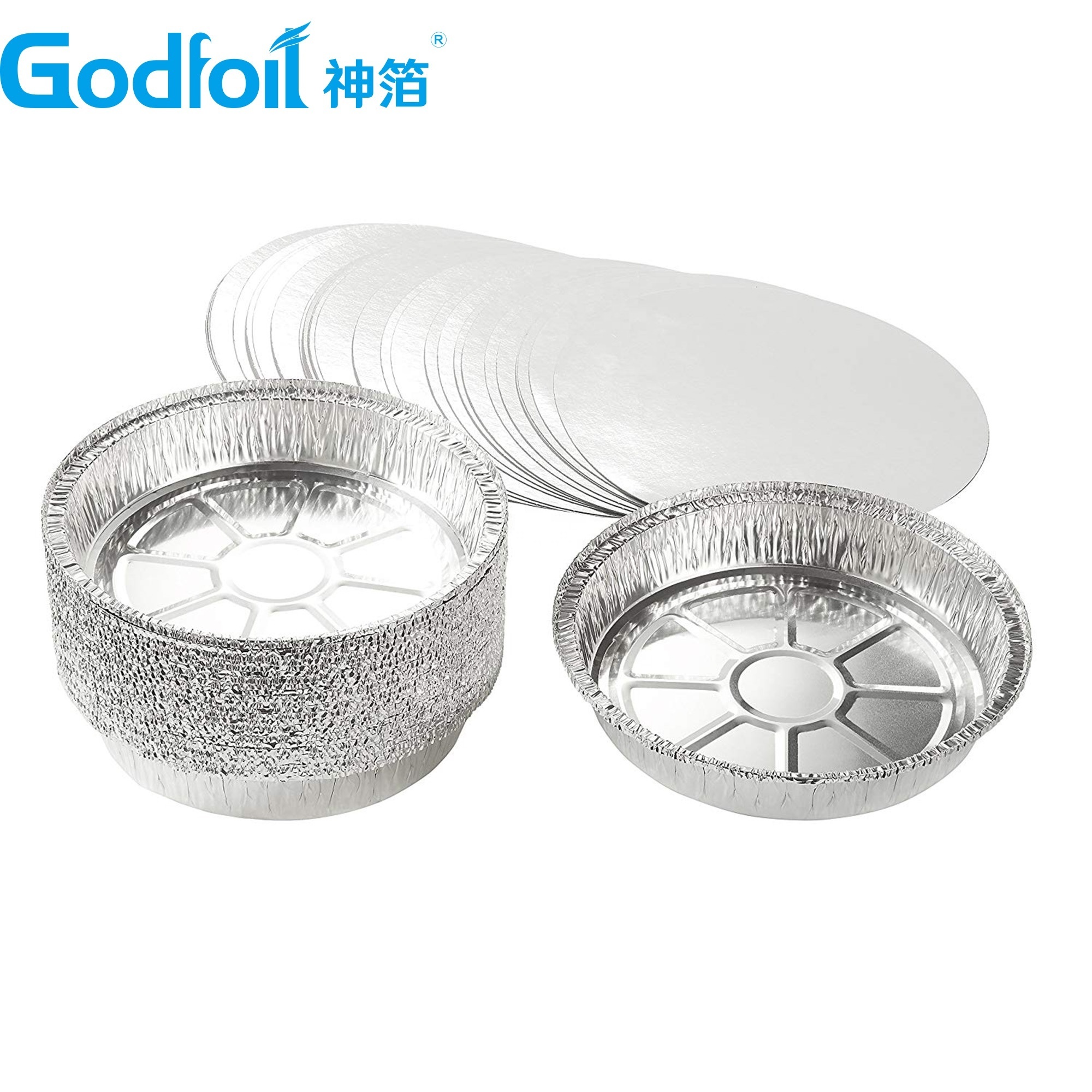 Durable  9000 disposable Aluminum Foil Pan Baking roasting Take Out Food Containers with Flat Board Lids or dome Lids