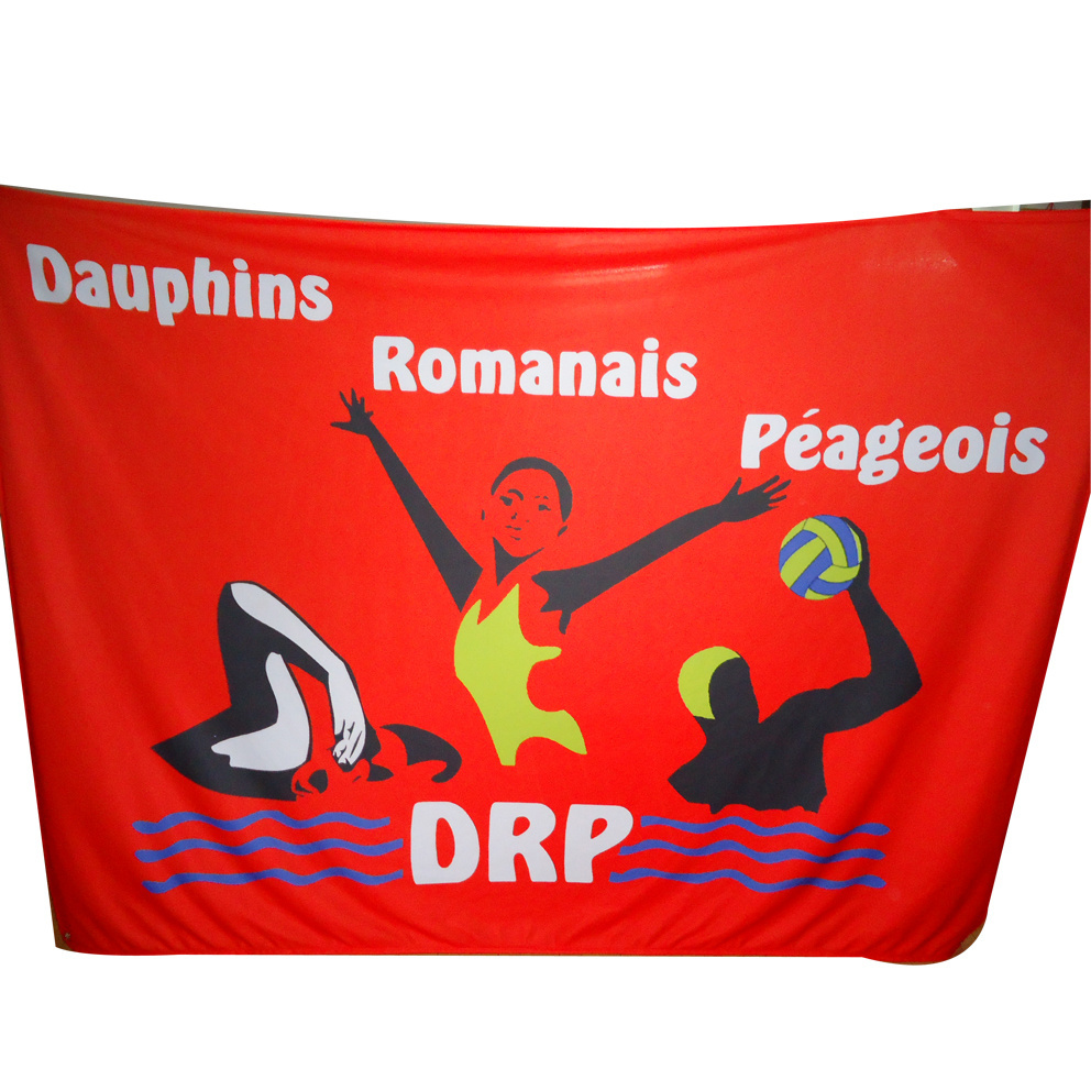 Banner Printing  Manufacturers Dye Sublimation Fabric Banner Custom Advertising Fabric Digital Printing Flag Banner