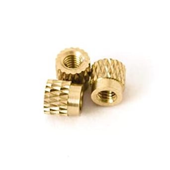 2022 high demanded custom moulded-in 6-32 threaded brass insert nut Metal Stainless Steel Threaded Insert  for electric fitting