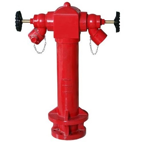 vertical inlet 2.5'' outlet Grond Dry Pillar Fire Hydrant Pillar Fire Hydrant for Fire Suppression System manufacturer in India