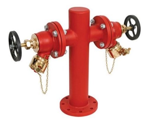 Professional manufacturer of fire extinguisher parts good prices red paint steel outdoor type fire hydrant in Jamnagar