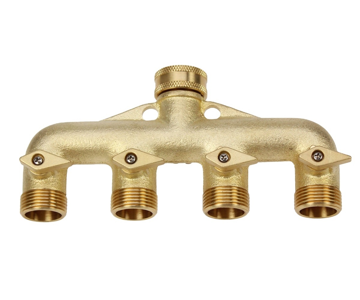 Best Floor Heating Parts Hot Water 16MM 18MM-3/4 forged Brass Manifold For Under Floor Heating manufacturer in India