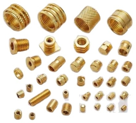 2022 high demanded custom moulded-in 6-32 threaded brass insert nut Metal Stainless Steel Threaded Insert  for electric fitting