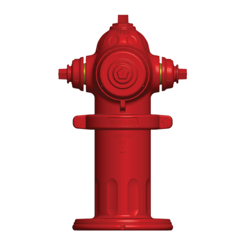 Professional manufacturer of fire extinguisher parts good prices red paint steel outdoor type fire hydrant in Jamnagar