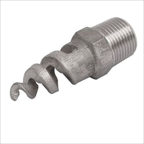 CNC Machining Male Female 316 SS Hollow Cone Spiral Nozzle for Cooling Tower Fine 316LSS Spiral Spray Nozzle Exporter