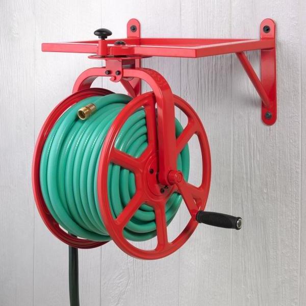 Professional Reel Rack best Price Mobile Fire Hose Winder Automatic Swinging pipe 30m Fire Hose Reel manufacturer