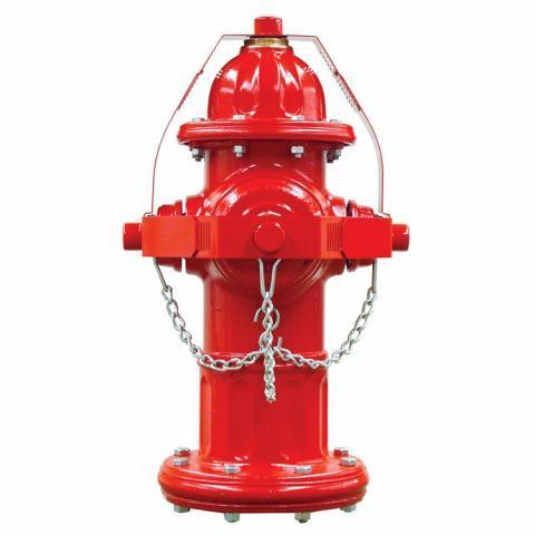 Professional manufacturer of fire extinguisher parts good prices red paint steel outdoor type fire hydrant in Jamnagar