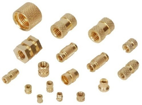 2022 high demanded custom moulded-in 6-32 threaded brass insert nut Metal Stainless Steel Threaded Insert  for electric fitting