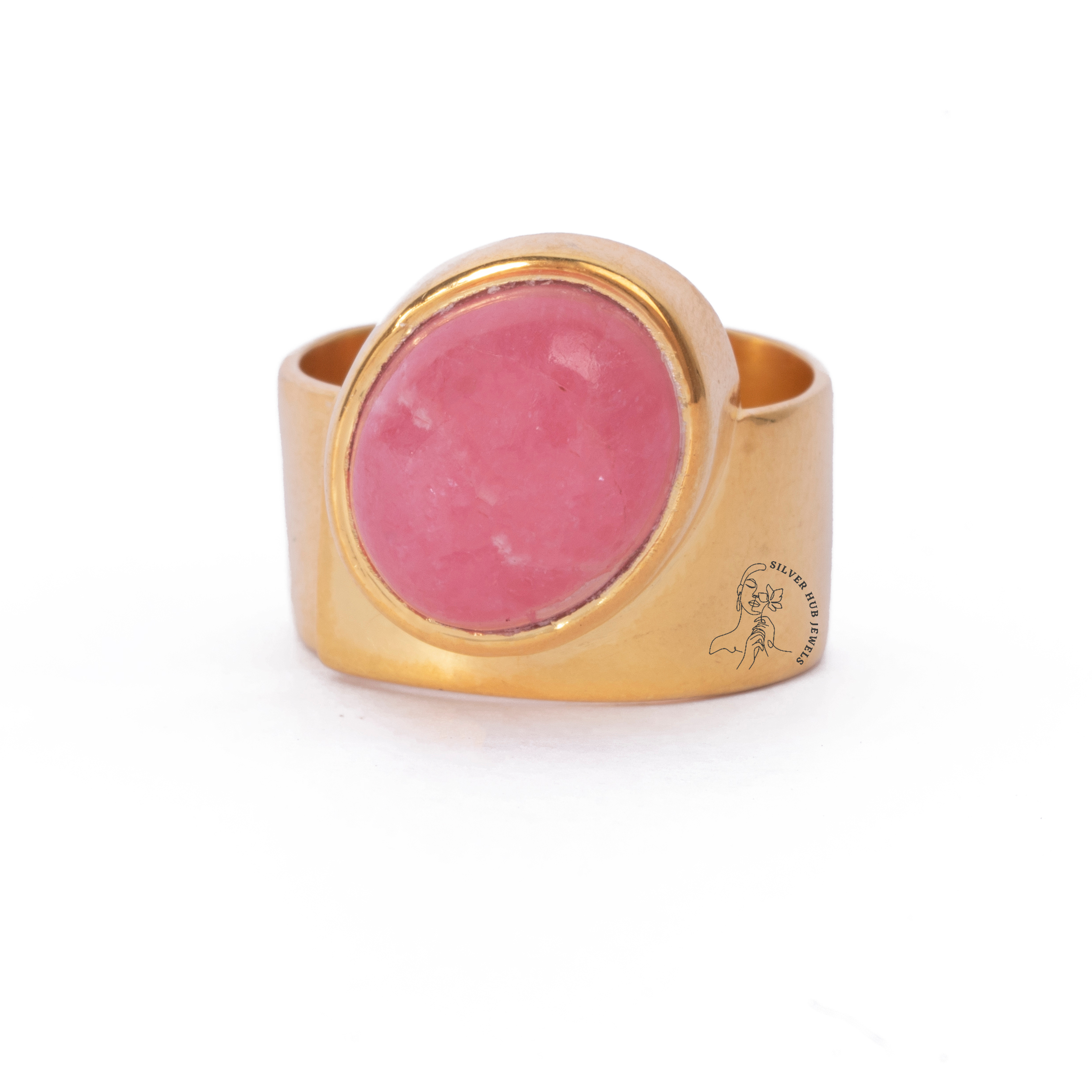 Summer Hot Selling Vintage Ring With Natural Watermelon Tourmaline Gemstone Ring Unisex 925 Solid Sterling Silver Ring