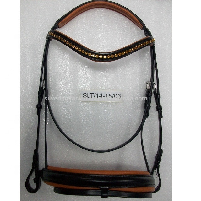 Horse Bridle English Leather With Blings.