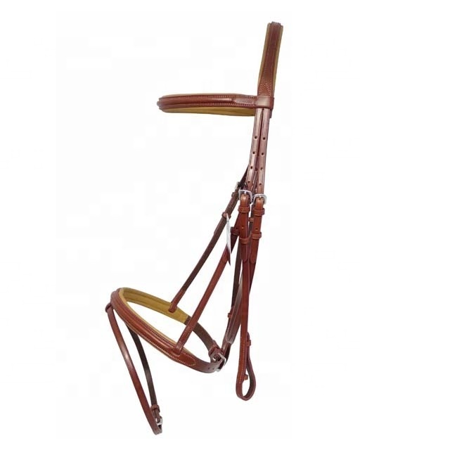 Indian Leather Horse Bridle For Export Bulk Quality.