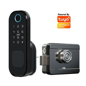 Waterproof Smart Electric Lock with Tuya APP Control WIFI smart door lock with camera electronic front  smart door lock