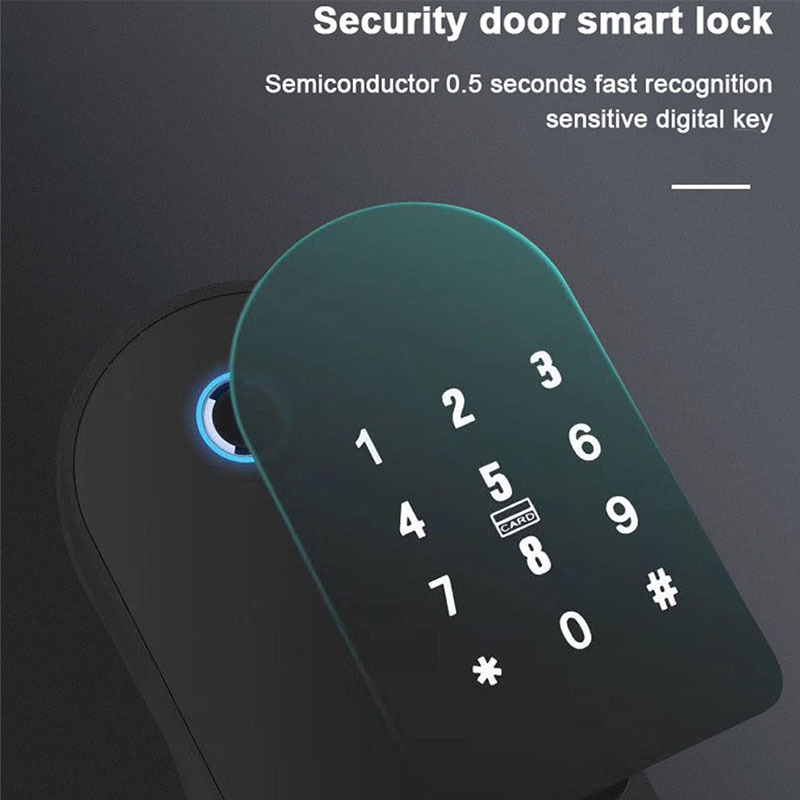 Waterproof Smart Electric Lock with Tuya APP Control WIFI smart door lock with camera electronic front  smart door lock