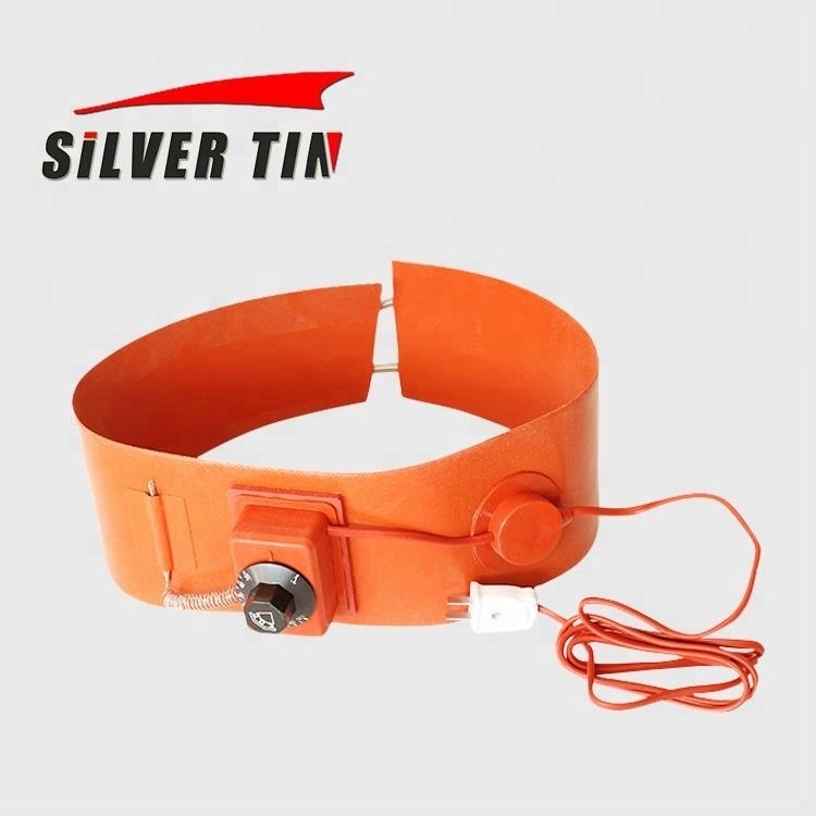 5, 15, 30, and 55 gallon plastic and metal Silicone Rubber Drum Heaters/heating pad