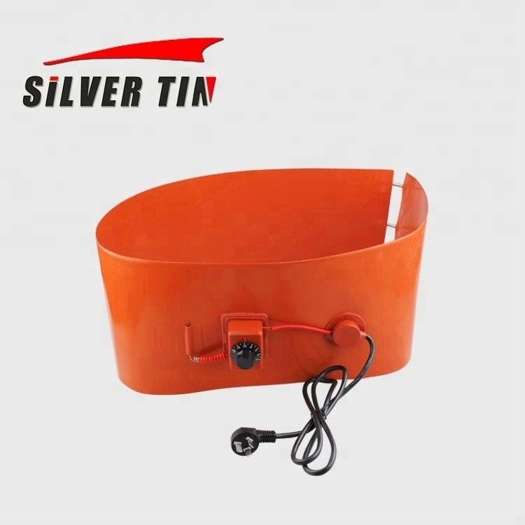 110V 1740mm*125mm Silicon Band Drum Heater Oil Biodiesel Plastic Metal Barrel