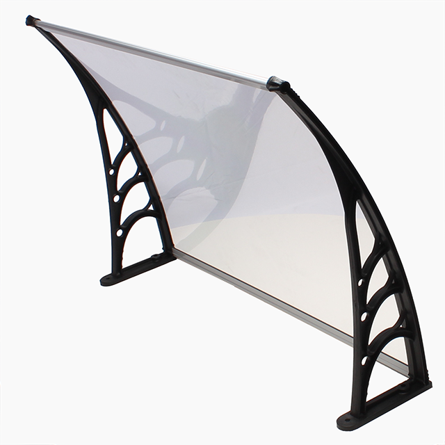 Easy assembly waterproof DIY polycarbonate awning canopy plastic  rain door cover