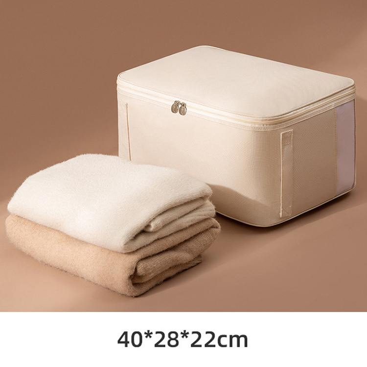 High Quality Non-woven Breathable Closet Storage Bags Oxford Clothes Storage Bag Organizer for Sweaters Blankets Storage