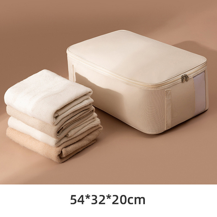 High Quality Non-woven Breathable Closet Storage Bags Oxford Clothes Storage Bag Organizer for Sweaters Blankets Storage