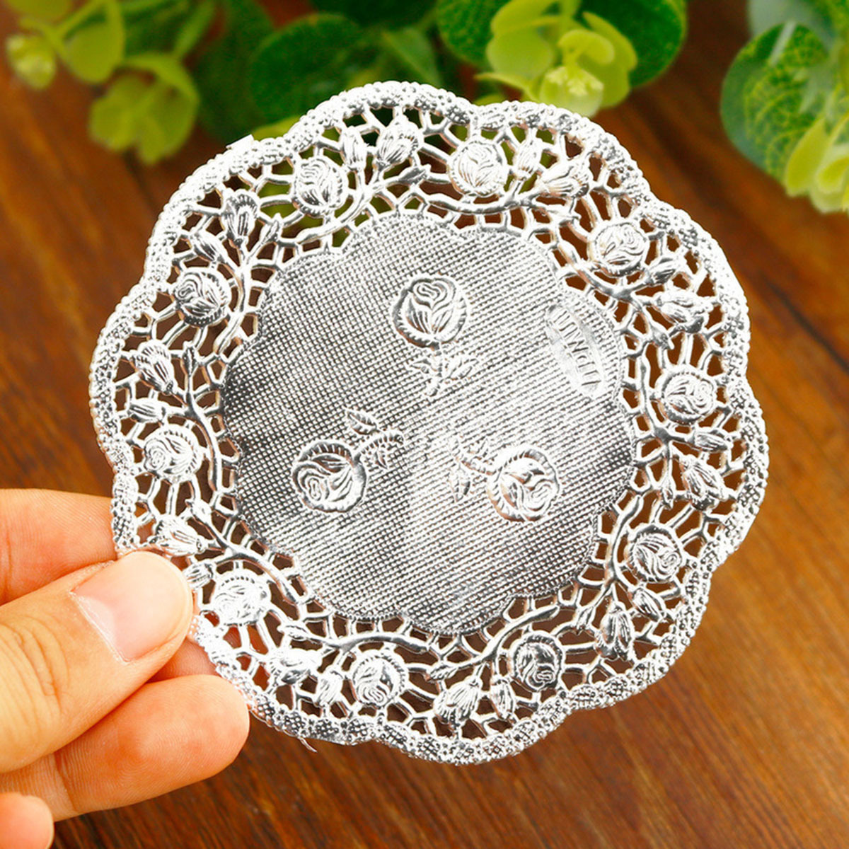 New Coming Round Paper Lace Doilies Tableware Decoration Disposable Paper Placemats For Party