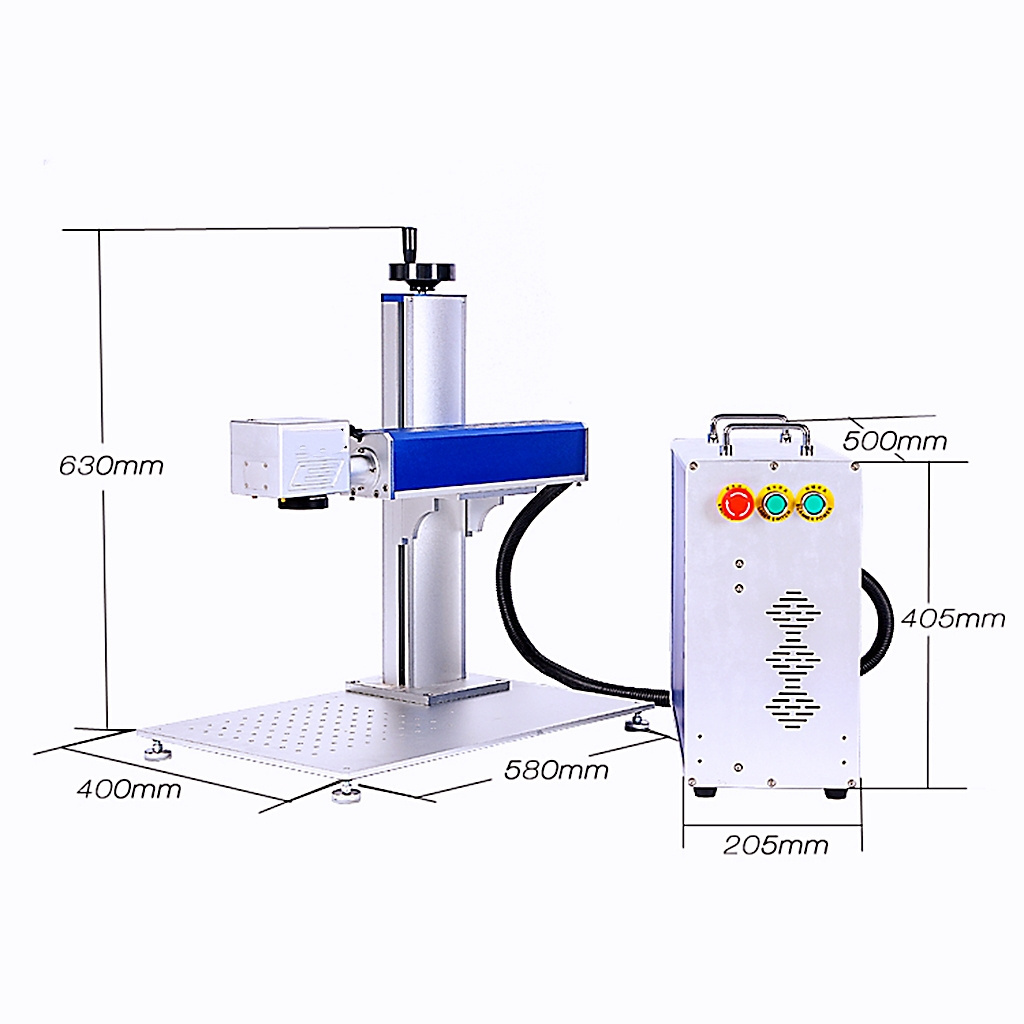 Jewelry Engraving Cutting Machine Fiber Laser Marker 30w 50w 60w for pendants gold silver