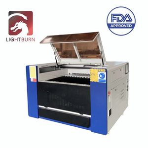 Dual head co2 100w cnc 9060 laser cutting machine price 900x600mm laser engraving machine on round objects