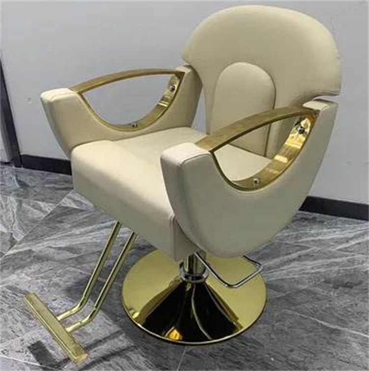 Siman hair and beauty salon furniture equipment traveling cheap real leather barber styling chair for sale