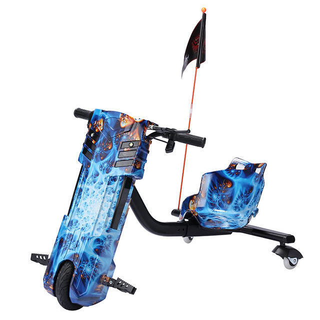 Three wheel drifting electric scooter drift cart