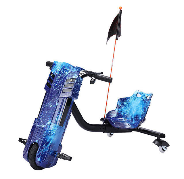 Three wheel drifting electric scooter drift cart