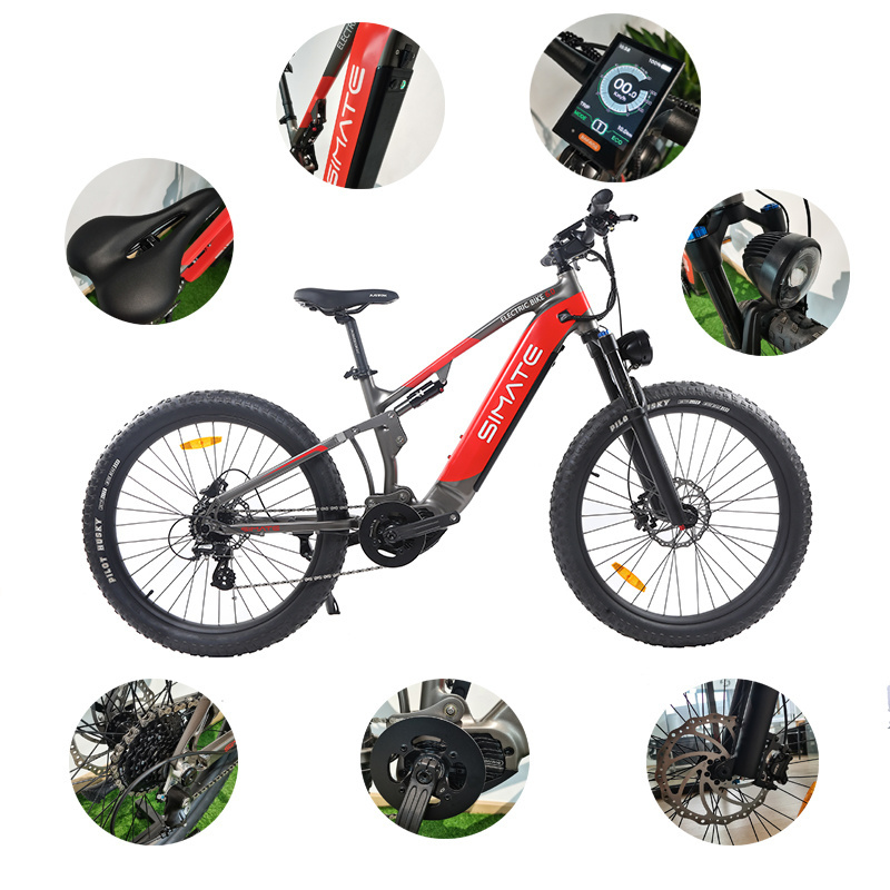 20 inch ebike fat tire 1000W powerful rear hub motor ebike 48V high performance loading capacity electric bike with LCD panel