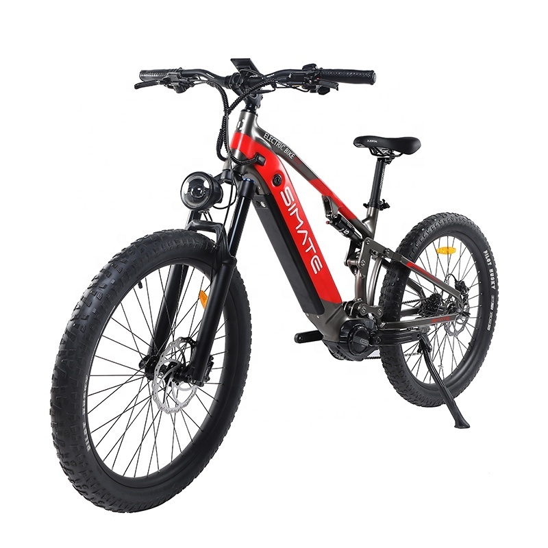 27 inch charging bike electric bicycle puncture-proof tire 750W Epac middle-drive motor 120km electric bicycle fat tire