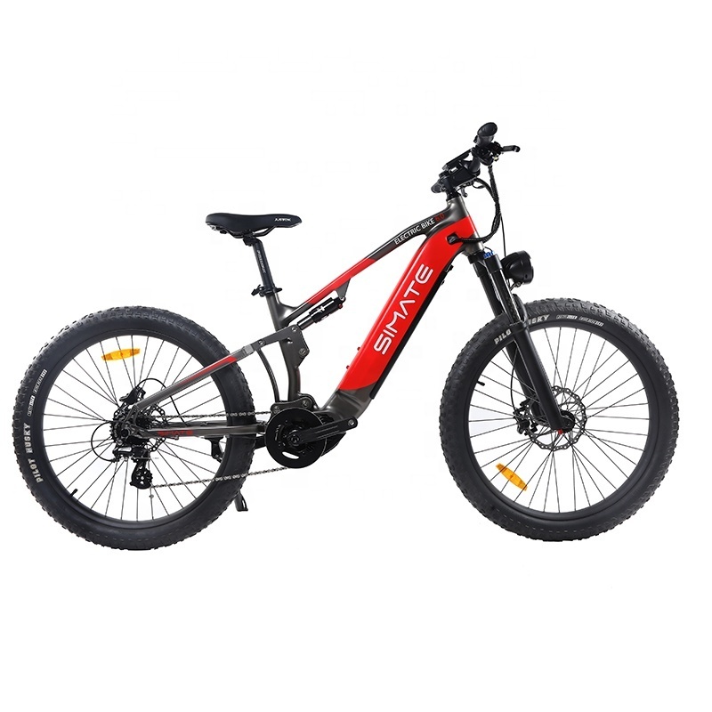 27 inch charging bike electric bicycle puncture-proof tire 750W Epac middle-drive motor 120km electric bicycle fat tire