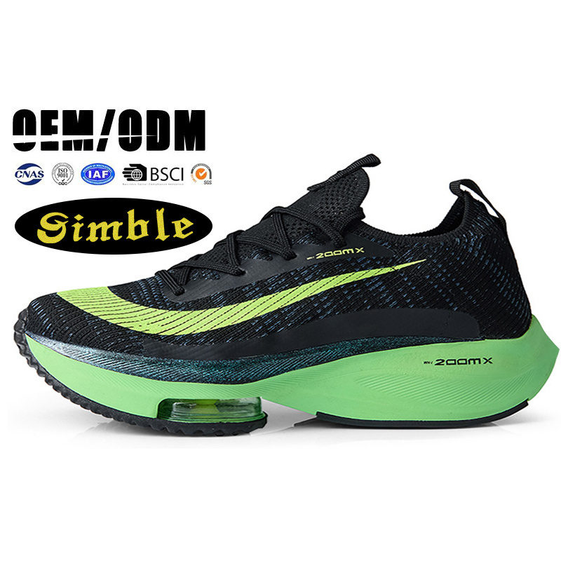 Marathon Sports Running Shoes Mesh Breathable Fashionable Low-top Air Cushion Shoes