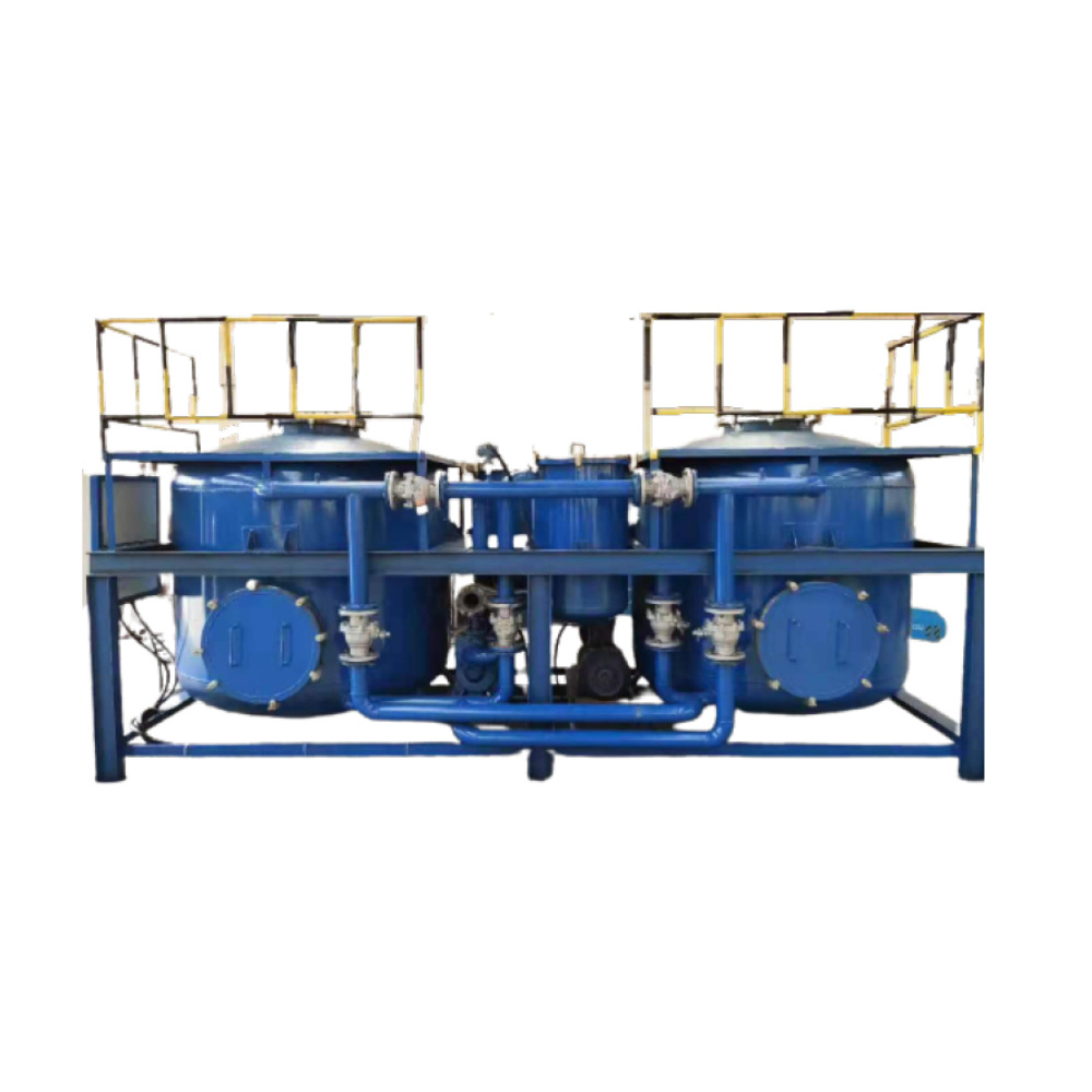 1.2m diameter diesel oil filtration tank mini-oil refinery to make clean diesel