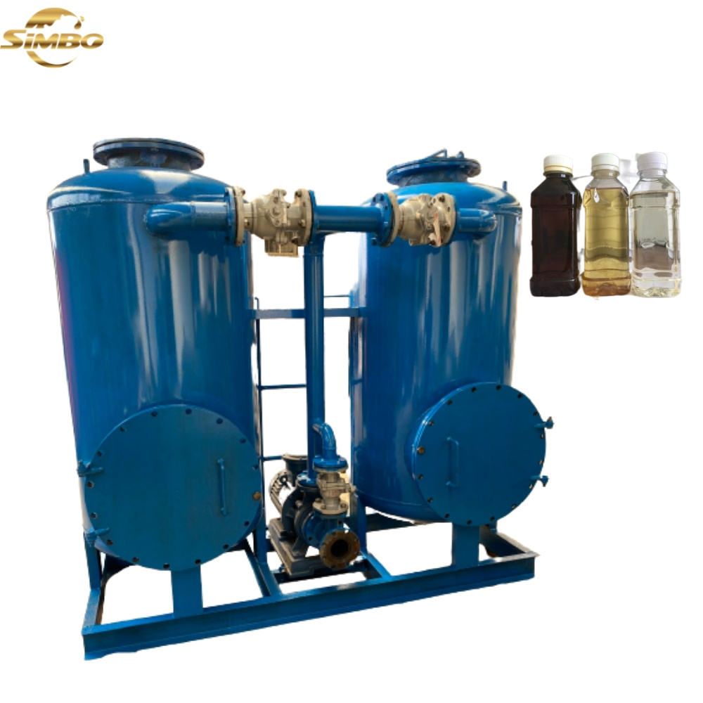 high speed low investment waste  oil filtration diesel refining machine