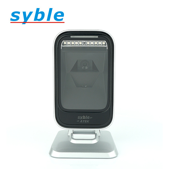 Syble AK-9208H Desktop Corded QR Code Scanner Reader 2D QR Code Omnidirectional Barcode Reader Scanner for supermarket price