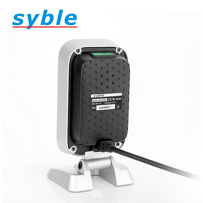 Syble AK-9208H Desktop Corded QR Code Scanner Reader 2D QR Code Omnidirectional Barcode Reader Scanner for supermarket price