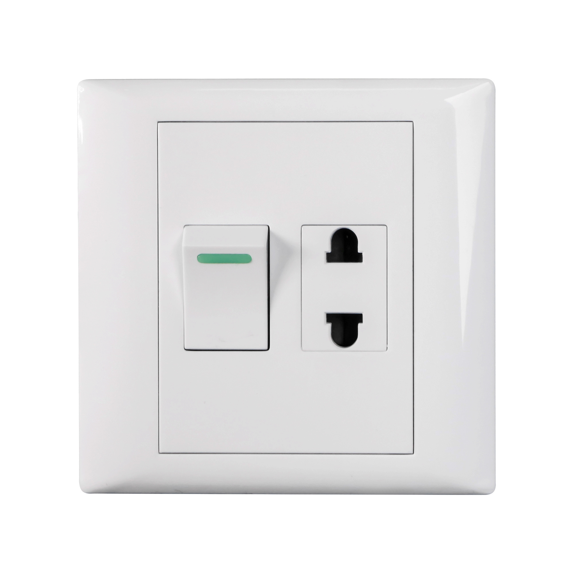 2024 new design Cambodia sockets Central Asia electrical  wall sockets  home use electrical socket switch PL