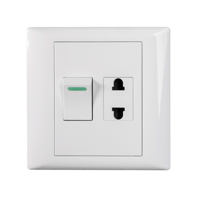 2024 new design Cambodia sockets Central Asia electrical  wall sockets  home use electrical socket switch PL