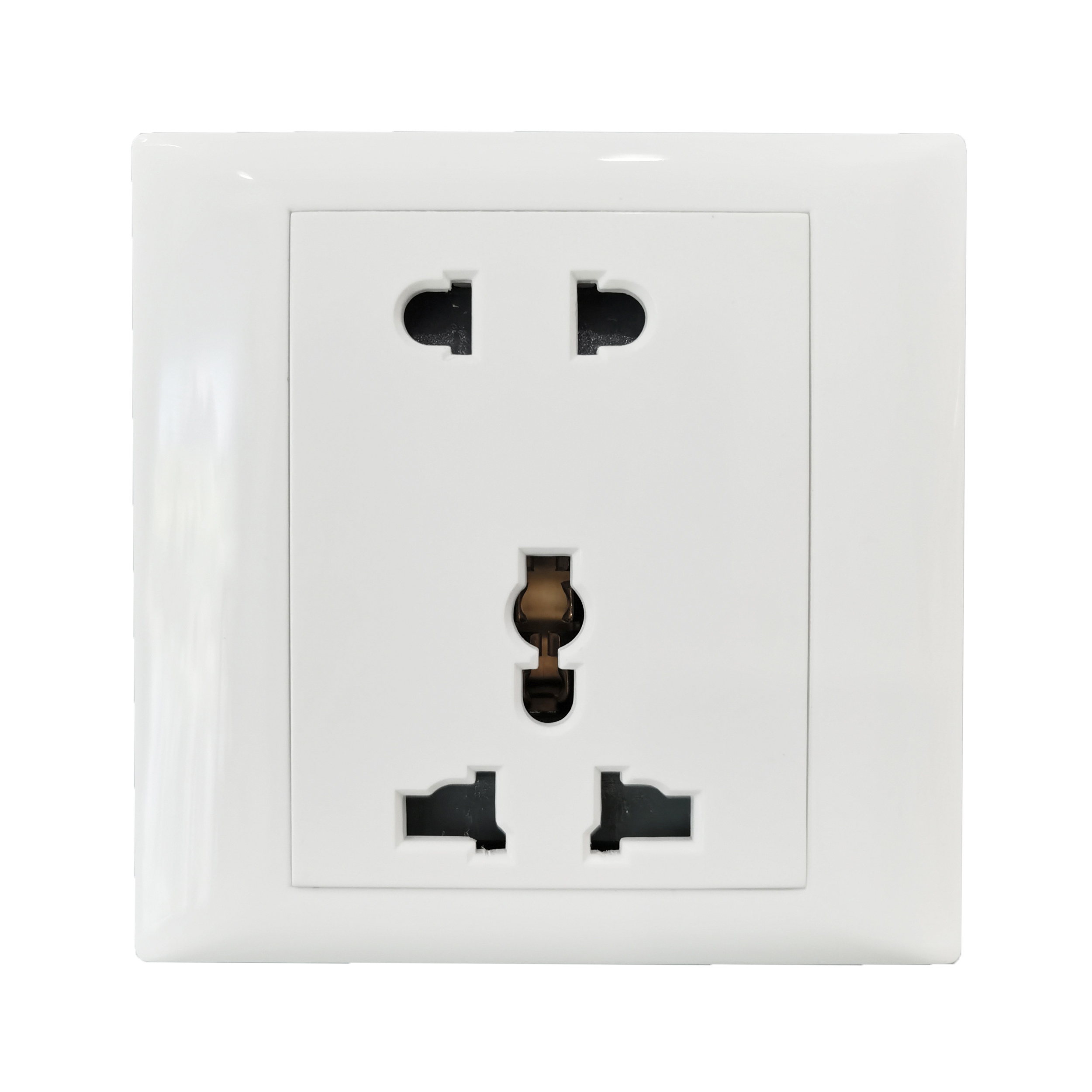 Cambodia  4 gang 1 way switch  2 sockets 4 holes light electrical switch socket wall