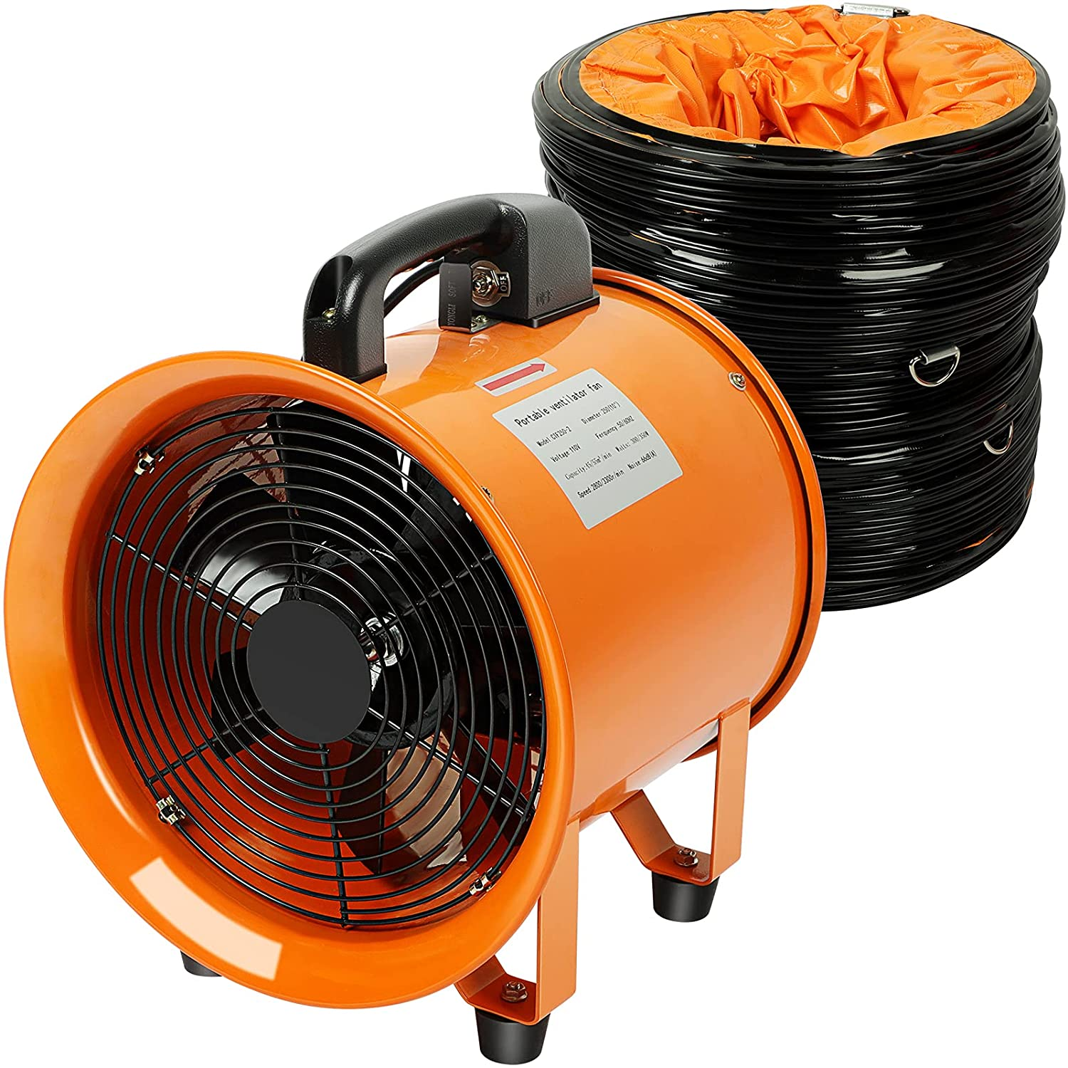 Portable axial flow fan exhaust fan industrial heat dissipation blower portable mobile