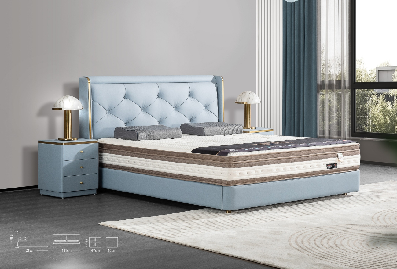 new design single size queen mattress spring mattress king size mattress and box spring set JK