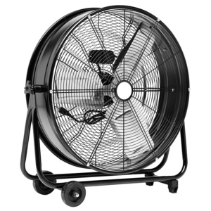 30" industrial High Velocity Heavy Duty Industrial Metal Belt Drive Cooling Air Floor Mobile Drum Fan