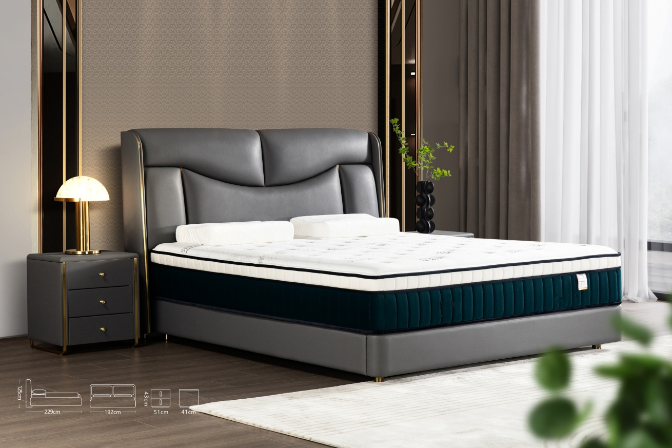 new design single size queen mattress spring mattress king size mattress and box spring set JK