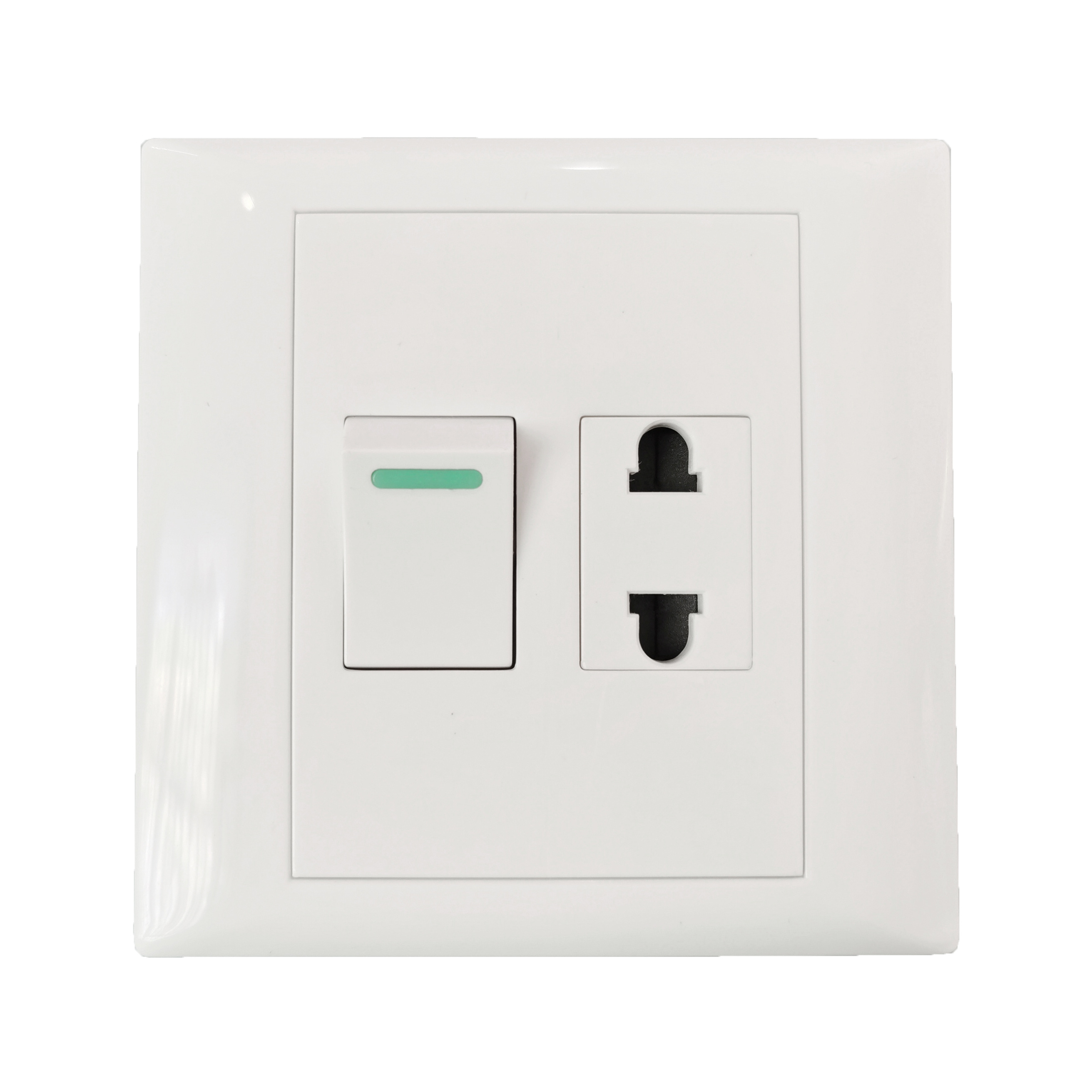 Electrical wall switches and sockets waterproof 2 gang switch and 4 pin sockets JK