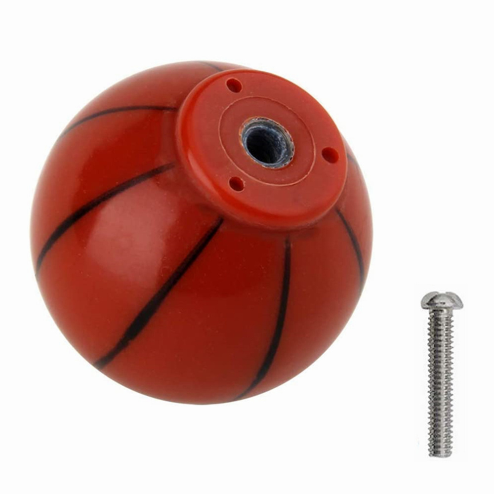 Baseball Cabinet Drawer Door Knobs Handles Boy Child Dresser Drawer Pulls Desk Handles Sports Nursery Home Bath Decor JK