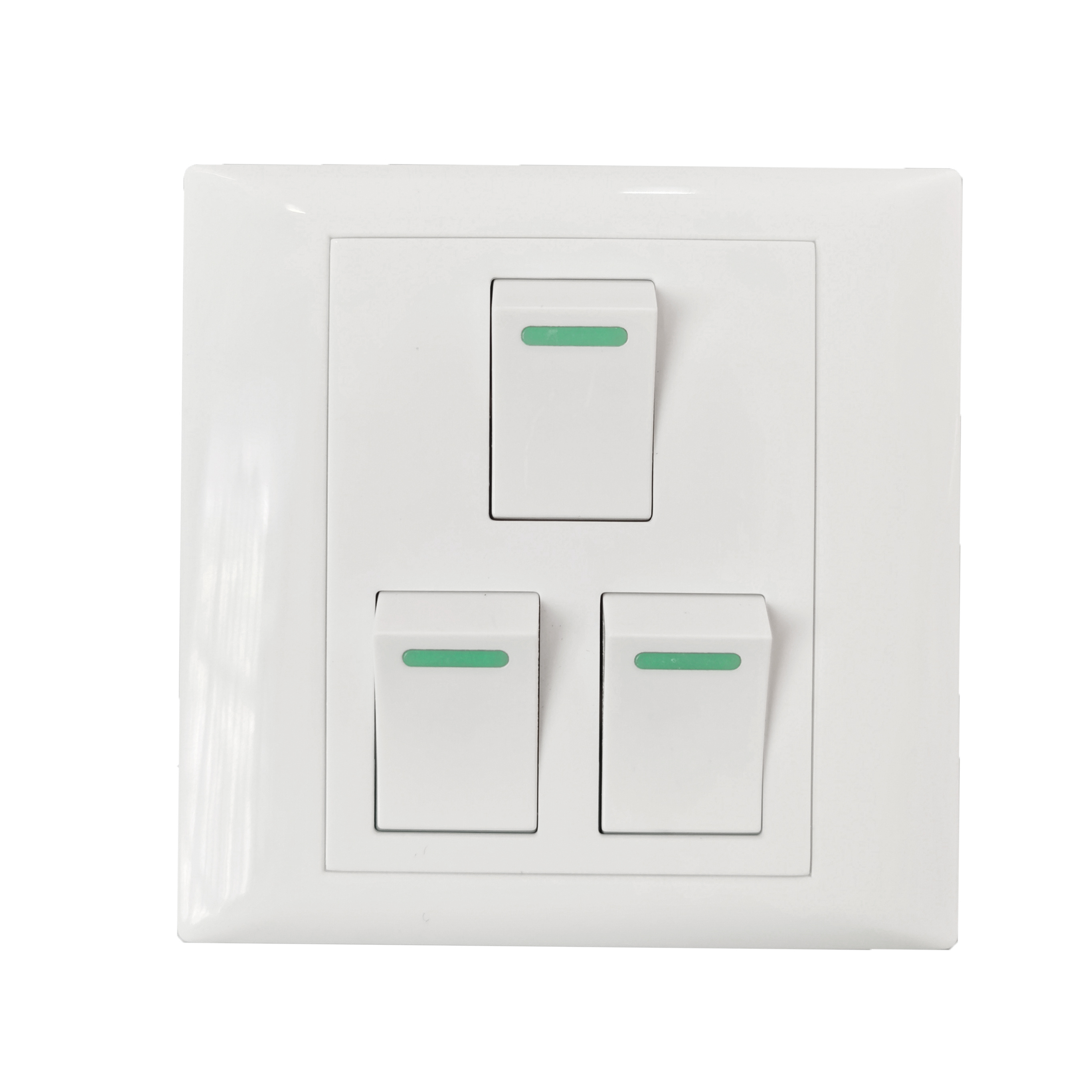 2 gang 1 way 2 way switch LED lighting switch wall switch socket Cambodia market JK