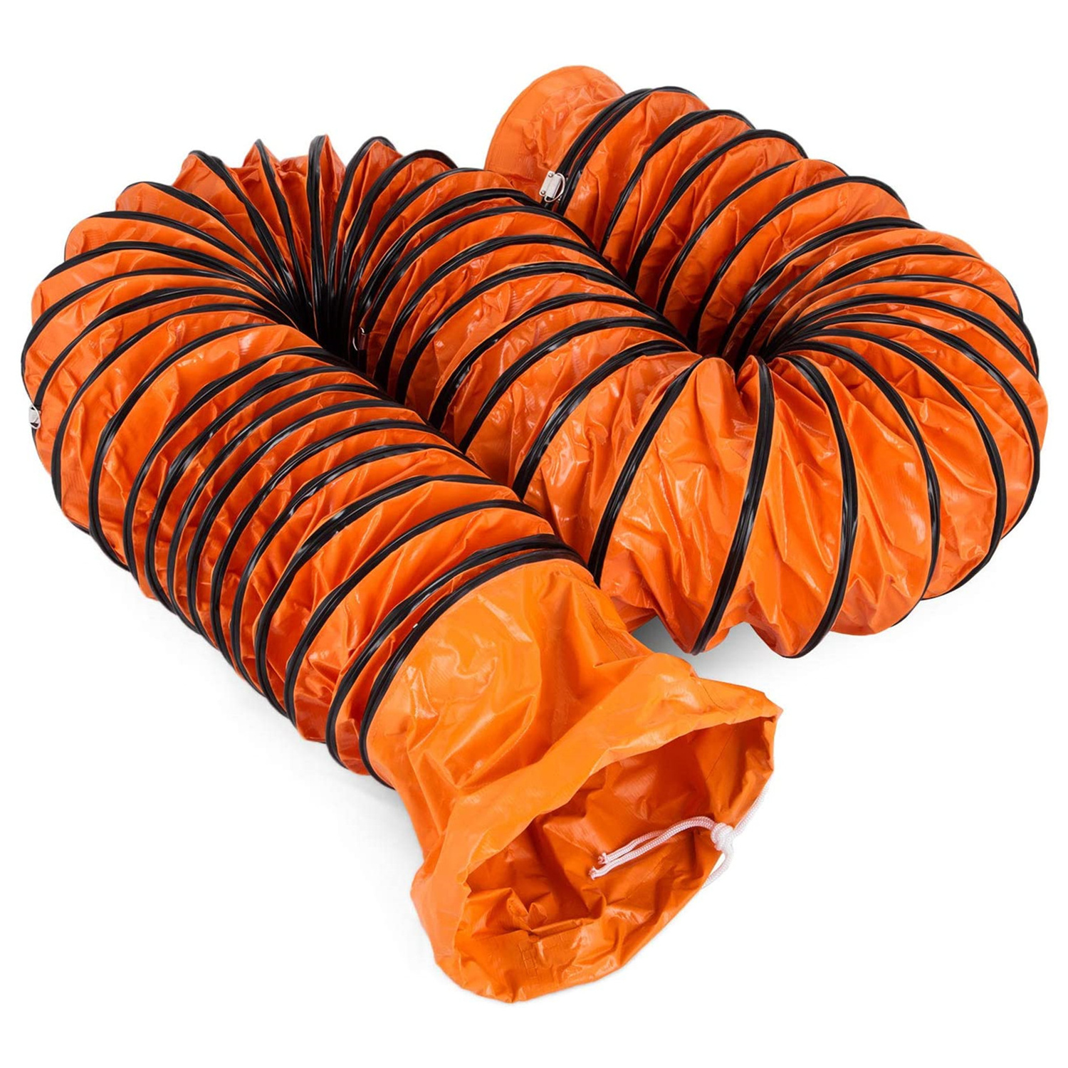 Air bolwer fan Duct  8 inch 200mm 5m flame retardant pvc flexible ducting hose JK