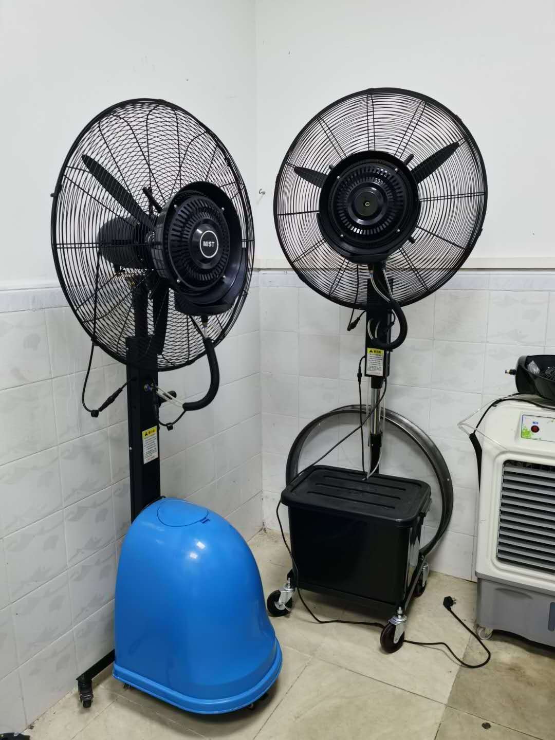 30 inch electric water mist fan   indoor and outdoor mist fan for Spray disinfection Portable air-conditional