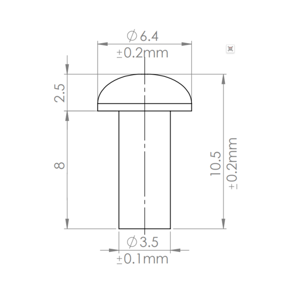 Furniture hardware accessories Rivet Manufacturer Custom Made Solid Steel Aluminium Iron Rivets